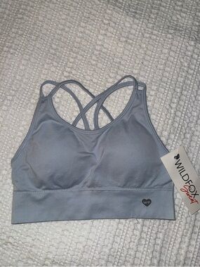 Wildfox wild fox sweat sports active workout top bra size small BNWT